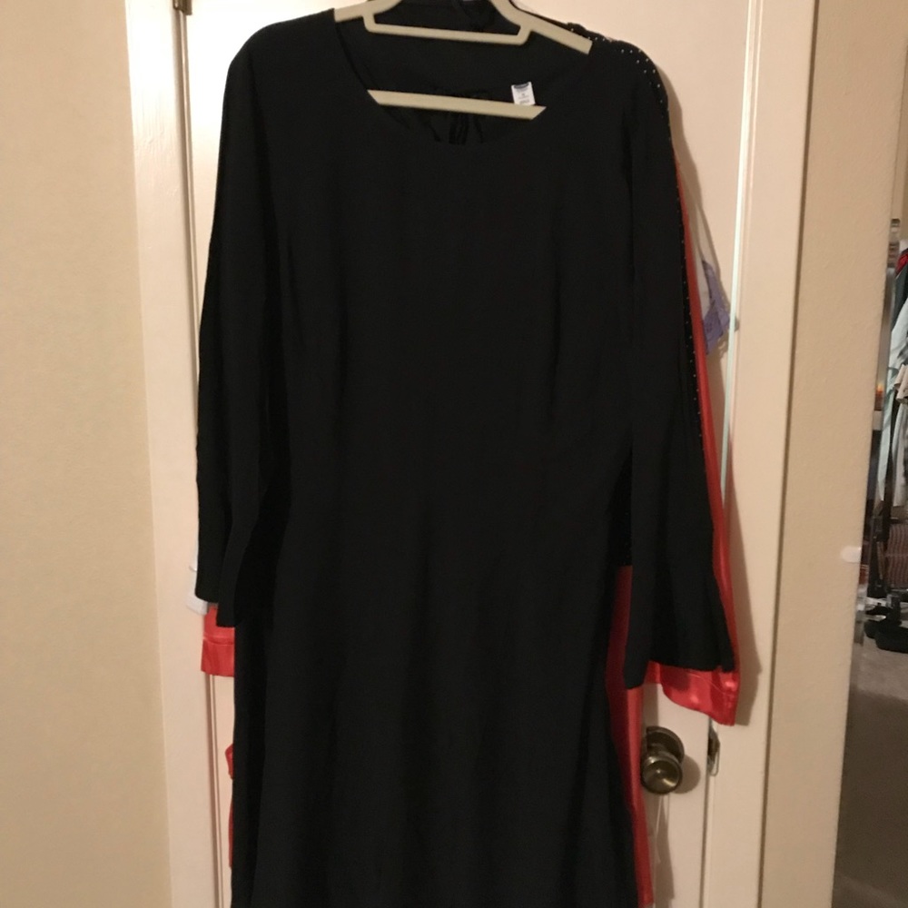 NWT BLACK OLD NAAVY LONG SLEEVE DRESS
